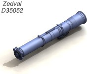 Zedval D35052 Контейнер ПТУР 9М113 «Конкурс». 1/35