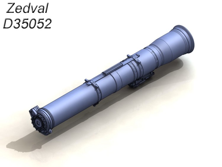 Zedval D35052 Контейнер ПТУР 9М113 «Конкурс». 1/35