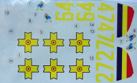 LF Model C4807 Decals for Bf 109E in Romanian Service Part 1 1/48