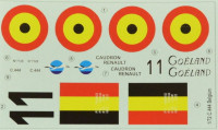 LF Model C72207 Decals Caudron C.444 Goeland o/ Belgium (RS) 1/72