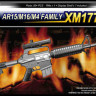 Trumpeter 01905 Модель-копия автоматических винтовок AR15/M16/M4 FAMILY-XM177E2 1/3