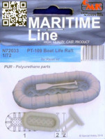 CMK N72033 PT-109 Boat Life Raft (resin set) 1/72