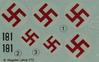 LF Model C7294 Decals Miles Magister over Latvia (ARK/RSMOD) 1/72