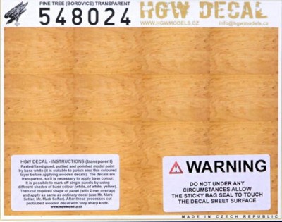 HGW 548024 Pine Tree (transparent) декаль 1/48