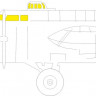 Eduard EX777 B-17F (HKM) маска 1/48