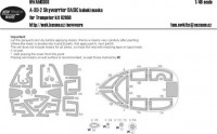 New Ware NWA-M0308 1/48 Mask A-3D-2 Skywarrior BASIC (TRUMP 02868)