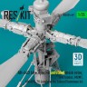 Reskit RSU35-069 AH-64D late Apache unfolded main rotor set 1/35