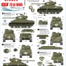 Star Decals 72-A1080 US Armor Mix # 1. US M4A3E8 'Easy Eight' HVSS tanks in NW Europe 1944-45 1/72