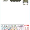 Star Decals 72-A1080 US Armor Mix # 1. US M4A3E8 'Easy Eight' HVSS tanks in NW Europe 1944-45 1/72