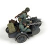 Звезда 3717 Немецкий мотоцикл Zundapp K800 с коляской и экипажем 1/35