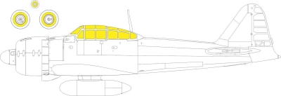 Eduard EX970 Mask A6M3 Zero Type 32 Weekend (EDU) 1/48