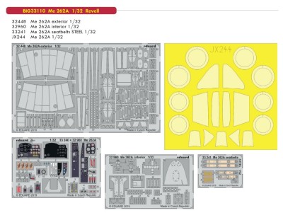 Eduard BIG33110 1/32 Me 262A (REV)