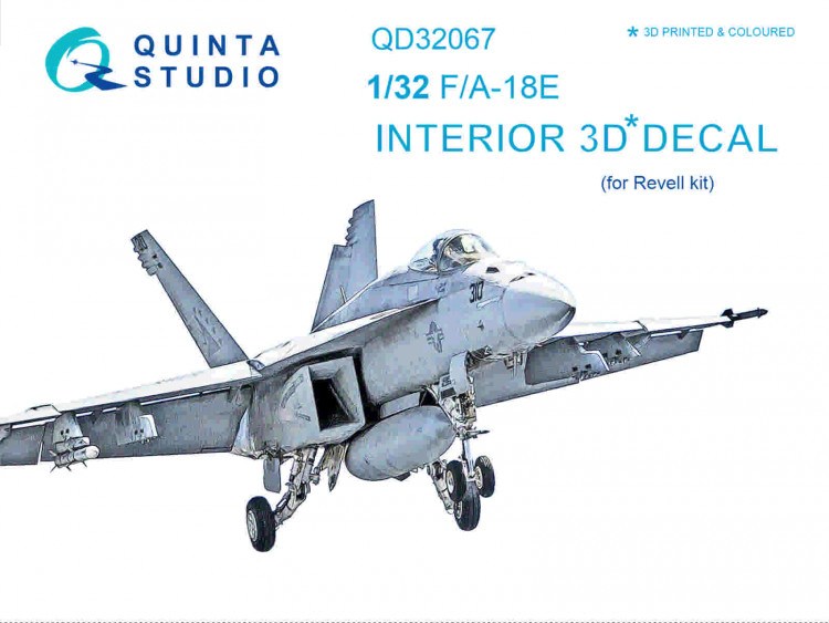 Quinta studio QD32067 F/A-18E (для модели Revell) 1/32