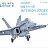 Quinta studio QD32067 F/A-18E (для модели Revell) 1/32