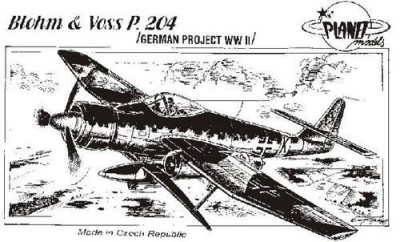 Planet Models PLT026 Blohm &amp; Voss P.204 1/72