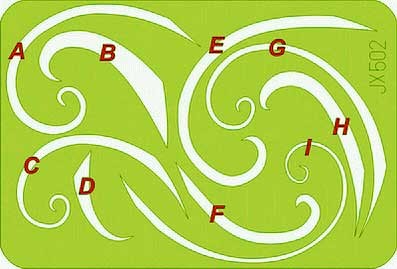Eduard JX502 Spinner spirals 1/32