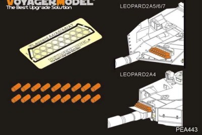 Voyager Model PEA443 Modern German Leopard 2A4/A5/A6/A7 Simulated Main Gun Combat Effectiveness Device for Exercise(For All) 1/35
