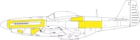 Eduard CX665 Mask P-51D surface panels (EDU) 1/72