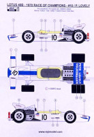 Reji Model DECRJM320 1/20 Lotus 49B - 1970 Race of Champions (P.Lovely)