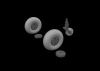 Eduard 648746 BRASSIN Mosquito wheels (TAM) 1/48