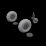 Eduard 648746 BRASSIN Mosquito wheels (TAM) 1/48