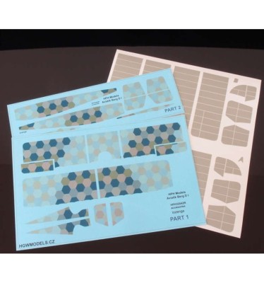 HpH AP3242 Aviatik Berg D.I LOZENGE + WING RIBS MASK 1/32