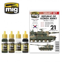 Ammo Mig 7173 Набор акриловых красок Армия Республики Корея