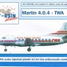 F-rsin Plastic FRP4066 Martin 404 - TWA 1/144