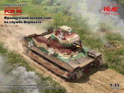 ICM 35337 FCM 36, Французский легкий танк на службе Вермахта 1/35