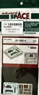 Eduard 3DL32026 Bf 109E-4 SPACE (EDU) 1/32