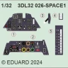 Eduard 3DL32026 Bf 109E-4 SPACE (EDU) 1/32