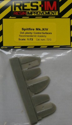 RES-IM RESIM7213 1/72 Spitfire Mk.XIV - Control surfaces (ACAD)