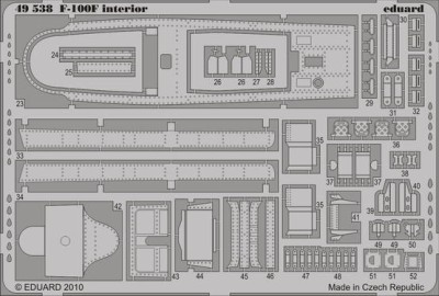 Eduard 49538 F-100F interior S.A.