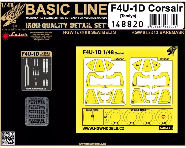 HGW 148820 F4U-1D Corsair (TAM) BASIC LINE 1/48