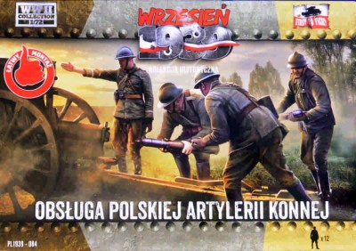 First To Fight FTF-72084 Polish horse artillery service (12 fig.) 1/72