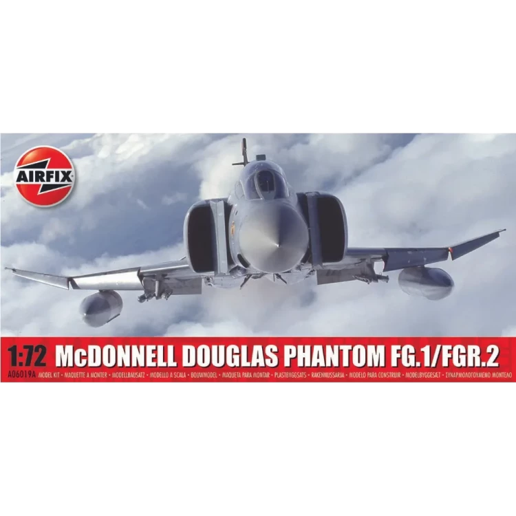 Airfix 06019A McDonnell-Douglas FG.1/FGR.2 Phantom RAF A THIRD DECAL OPTION HAS BEEN ADDED! 1/72