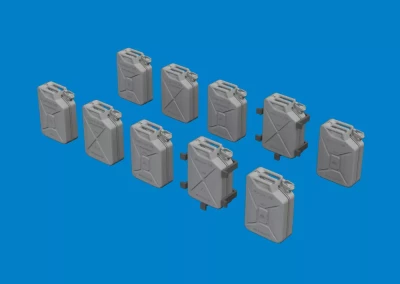 Eduard 635040 BRASSIN WWII German Jerry Cans PRINT 1/35