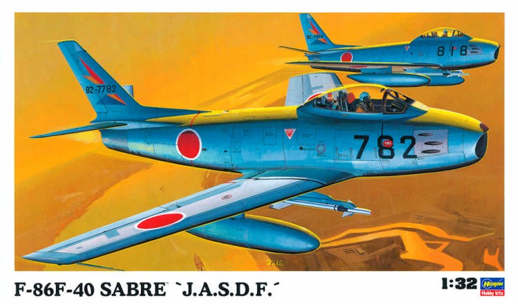 Hasegawa 08860 Истребитель ВВС Японии F-86F-40 SABRE JASDF 1/32