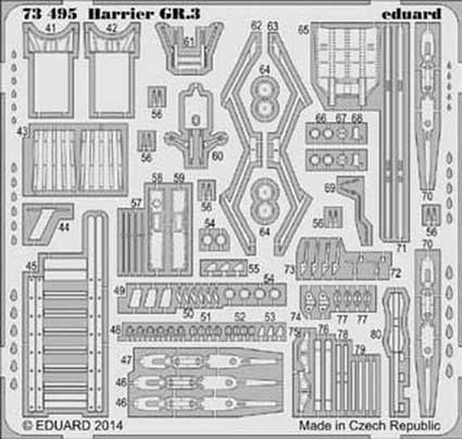 Eduard 73495 Harrier GR.3 S.A.