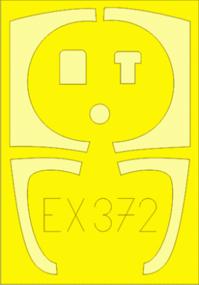 Eduard EX372 1/48 Маска для F-5A