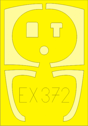 Eduard EX372 1/48 Маска для F-5A