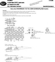 New Ware NWA-M0528 1/72 Mask Tu-128M Fiddler EXPERT (TRUMP 01687)