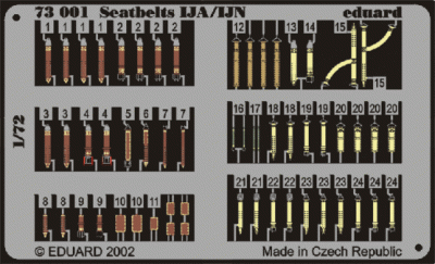 Eduard 73001 Seatbelts IJA/IJN