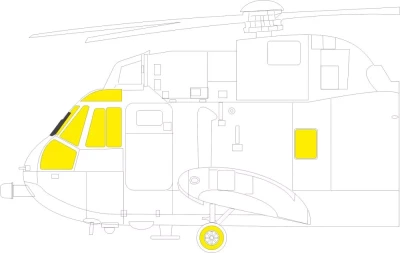 Eduard EX990 Mask Sea King TFace (Airf) 1/48
