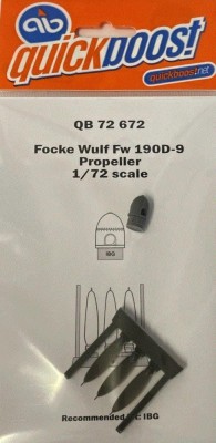 QuickBoost QB72672 Fw 190D-9 propeller (IBG) 1/72