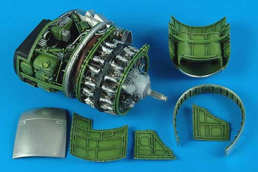 Aires 2167 P-47D Thunderbolt engine set 1/32