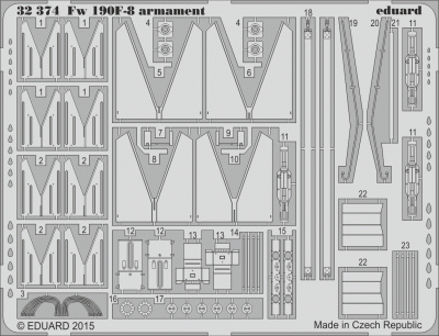 Eduard 32374 Fw 190F-8 armament 1/32
