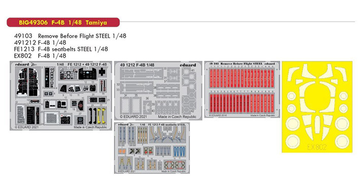 Eduard BIG49306 F-4B (TAM) 1/48