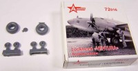 A-resin 72016 Locheed "Ventura" Колеса шасси 1/72