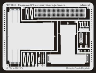 Eduard TP046 Cromwell/Centaur stowage boxes TAM